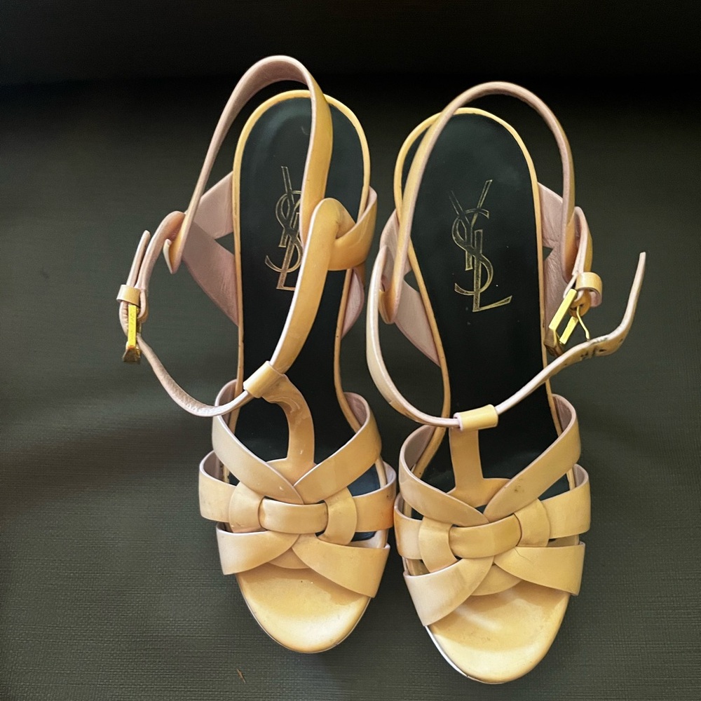 ySL platform heels